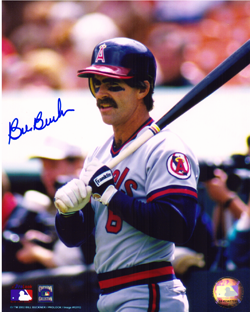 AUTOGRAPHED SIGNED photo BILL BUCKNER #1 Angels