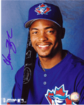 SIGNED photo HOMER BUSH #1 Toronto Blue Jays