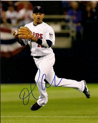 AUTOGRAPHED ORLANDO CABRERA 8X10 Minnesota Twins photo