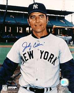 AUTOGRAPHED JOHNNY CALLISON 8x10 New York Yankees Photo