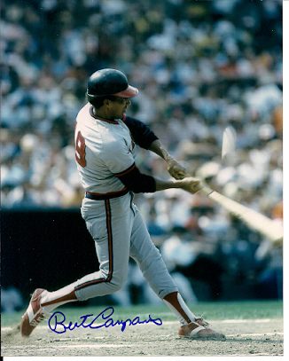 AUTOGRAPHED  photo BERT CAMPANERIS Angels