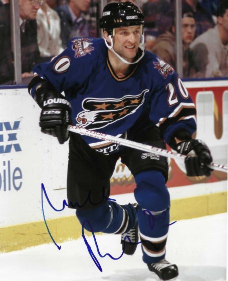 Autographed MICHAL PIVONKA 8X10 Washington Capitals Photo