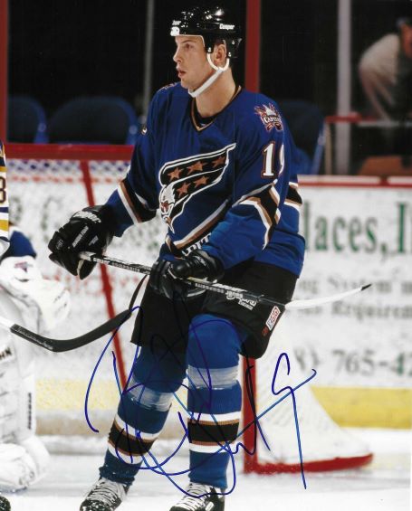 Autographed BRENDAN WITT 8X10 Washington Capitals Photo