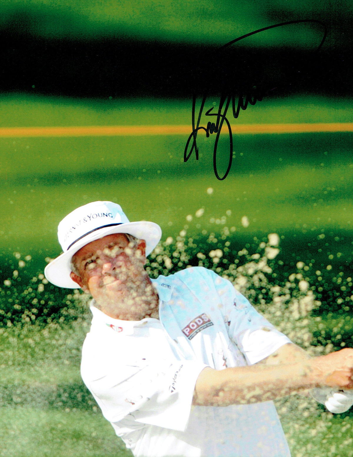 Autographed Kirk Triplett PGA Photo