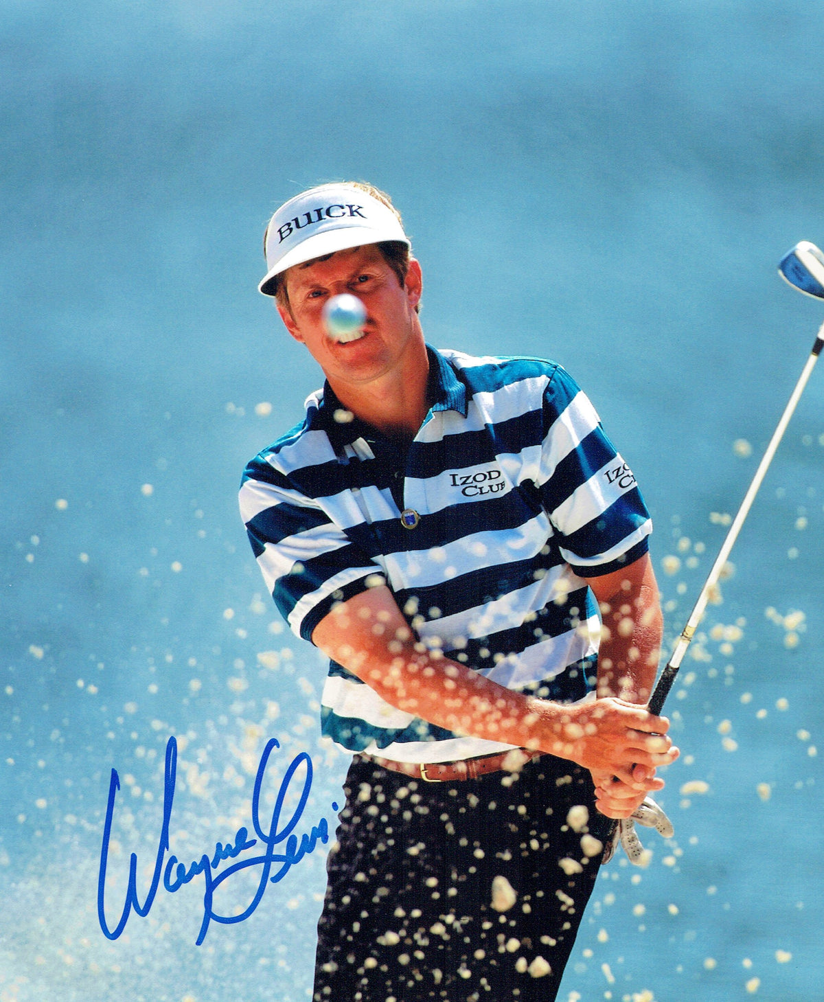 Autographed Wayne Levi PGA Photo
