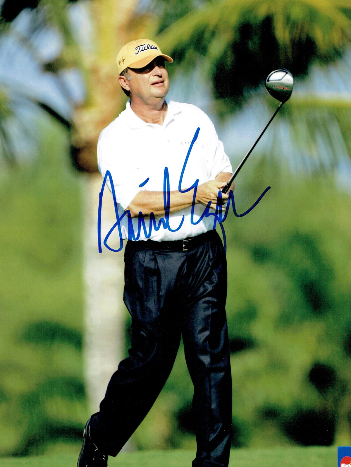 Autographed David Eger PGA Photo