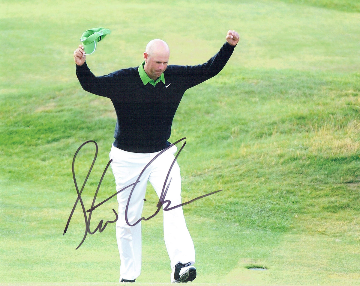 Autographed Stewart Cink PGA Photo