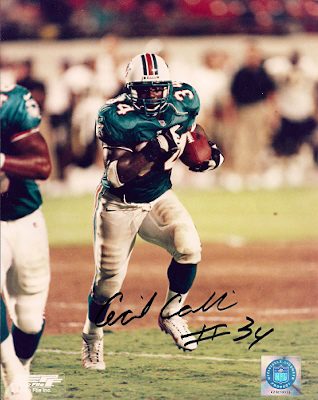 Autographed CECIL COLLINS Miami Dolphins  photo