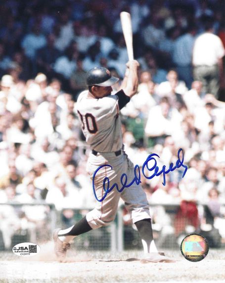 Autographed ORLANDO CEPEDA 8x10 San Francisco Giants Photo JSA
