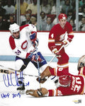 Autographed CHRIS CHELIOS "HOF 2013" 8X10 Montreal Canadiens Photo JSA