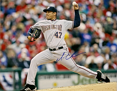 Autographed MATT CHICO Washington Nationals Photo