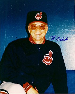 Autographed Ron Clark 8x10 Cleveland Indians Photo