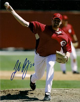 AUTOGRAPHED  photo TODD COFFEY Cincinnati Reds