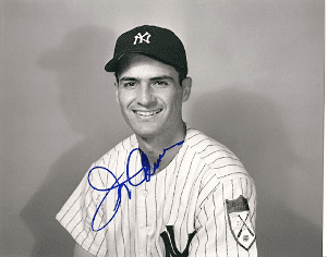 AUTOGRAPHED  photo JERRY COLEMAN New York Yankees