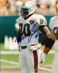Autographed MARCO COLEMAN Miami Dolphins  photo