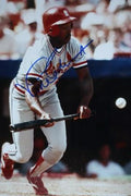 Autographed VINCE COLEMAN - ST. LOUIS CARDINALS 11 X 14  photo