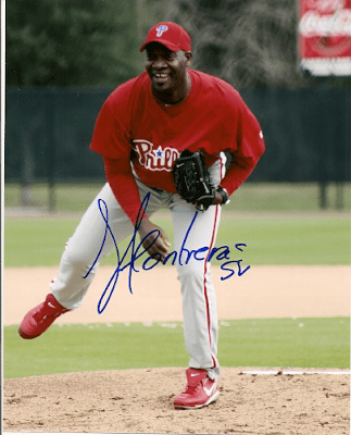 AUTOGRAPHED  JOSE CONTRERAS 8X10 Philadelphia Phillies Photo