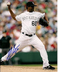 AUTOGRAPHED MANUEL CORPAS Colorado Rockies Photo
