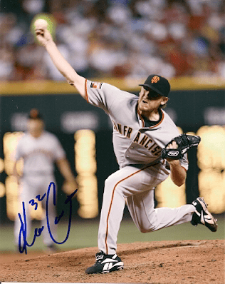 AUTOGRAPHED  KEVIN CORREA San Francisco Giants Pho
