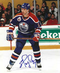 Autographed SHAYNE CORSON 8X10 Edmonton Oilers Photo