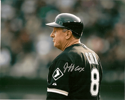 AUTOGRAPHED  photo JEFF COX Chicago White Sox