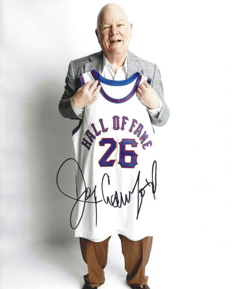 Autographed JOEY CRAWFORD 8x10 Basketball Hall of Fame photo
