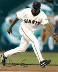 AUTOGRAPHED  DEVI CRUZ San Francisco Giants Pho