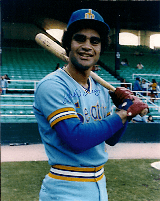 AUTOGRAPHED JULIO CRUZ Seattle Mariners Photo