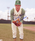 AUTOGRAPHED SIGNED photo CHUCK DOBSON #1 Oakland A's