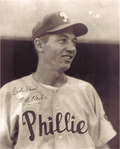 AUTOGRAPHED  photo MEL CLARK  Phillies