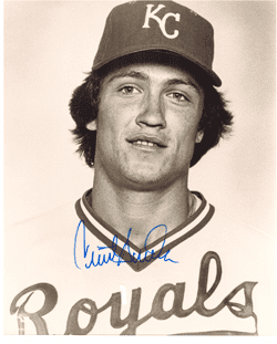 AUTOGRAPHED CLINT HURDLE 8x10 Kansas City Royals Photo