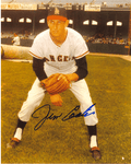 AUTOGRAPHED  JIM COATES 8x10 Los Angeles Angels Photo