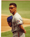 SIGNED photo JOSE CRUZ JR  #1 Toronto Blue Jays