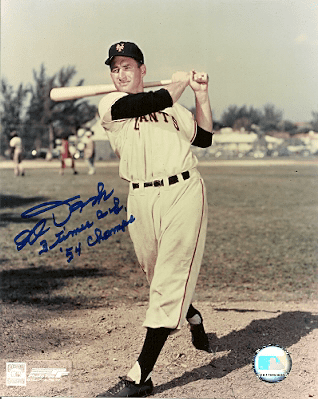 AUTOGRAPHED  AL DARK 8x10 San Francisco Giants Photo