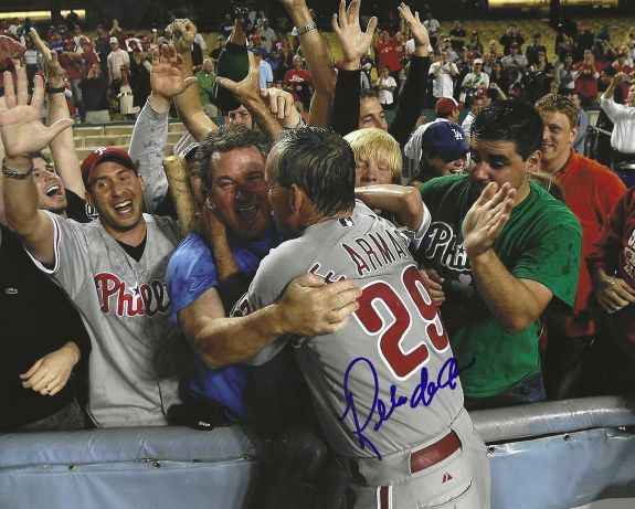 AUTOGRAPHED ROLY DEARMAS 8x10 Philadelphia Phillies Photo