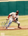 AUTOGRAPHED DELINO DESHIELDS 8x10 St. Louis Cardinals photo