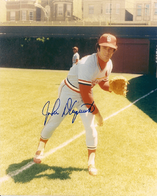 AUTOGRAPHED JOHN D'ACQUISTO St. Louis Cardinals photo