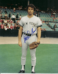 AUTOGRAPHED PAT DOBSON 8x10 New York Yankees photo