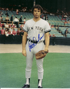 AUTOGRAPHED PAT DOBSON 8x10 New York Yankees photo