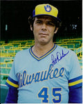 AUTOGRAPHED  photo PAT DOBSON Milwaukee Brewers