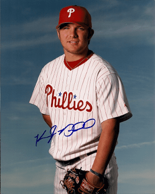 AUTOGRAPHED KYLE DRABEK photo  Philadelphia Phillies