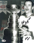 Autographed DICK DUFF "HOF 2006" 8x10 Montreal Canadiens Photo JSA