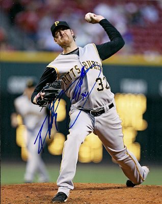 AUTOGRAPHED  PHIL DUMATRAIT 8x10 Pittsburgh Pirates Photo