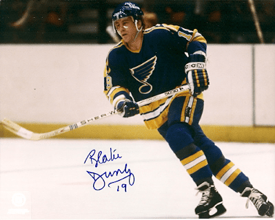 Autographed BLAKE DUNLOP 8X10 St. Louis Blues Photo
