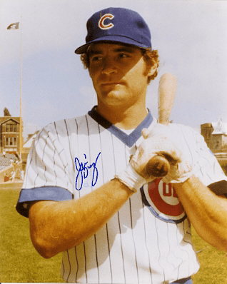 AUTOGRAPHED JIM DWYER Chicago Cubs Photo