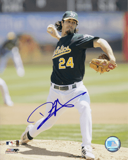 AUTOGRAPHED SIGNED photo DAN HAREN Oakland A's
