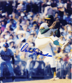 AUTOGRAPHED SIGNED photo DAROLD KNOWLES #1 Oakland A's