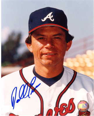 AUTOGRAPHED DARRELL EVANS 8x10 Atlanta Braves Photo