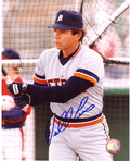 AUTOGRAPHED DARRELL EVANS 8X10 Detroit Tigers Photo