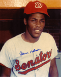 AUTOGRAPHED DAVE NELSON 8x10 Washington Senators Photo